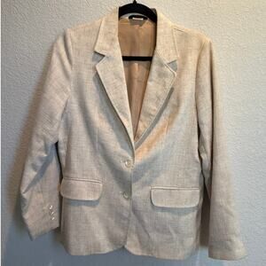 Vintage Oscar de la‎ Renta Blazer tan 8-10